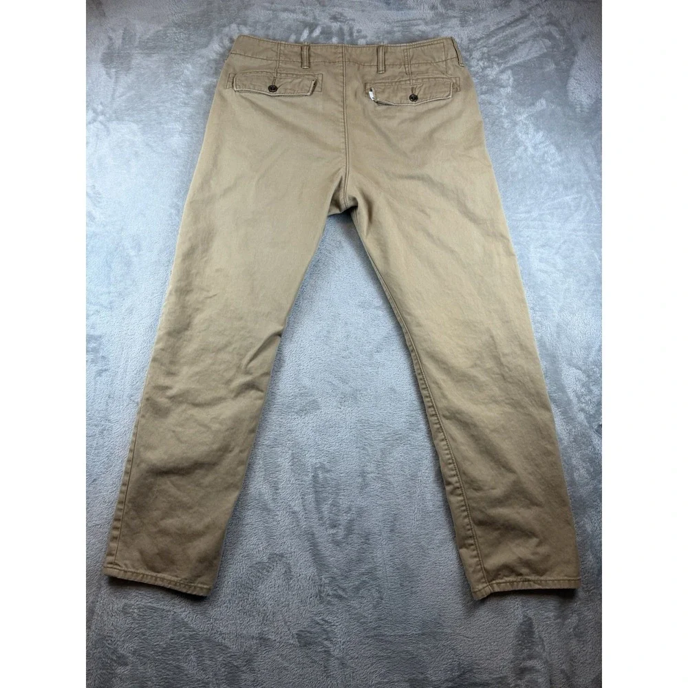 Levi's XX Chino Pants Mens 33x30‎ Khaki Tan Slim Straight Flat Front Casual